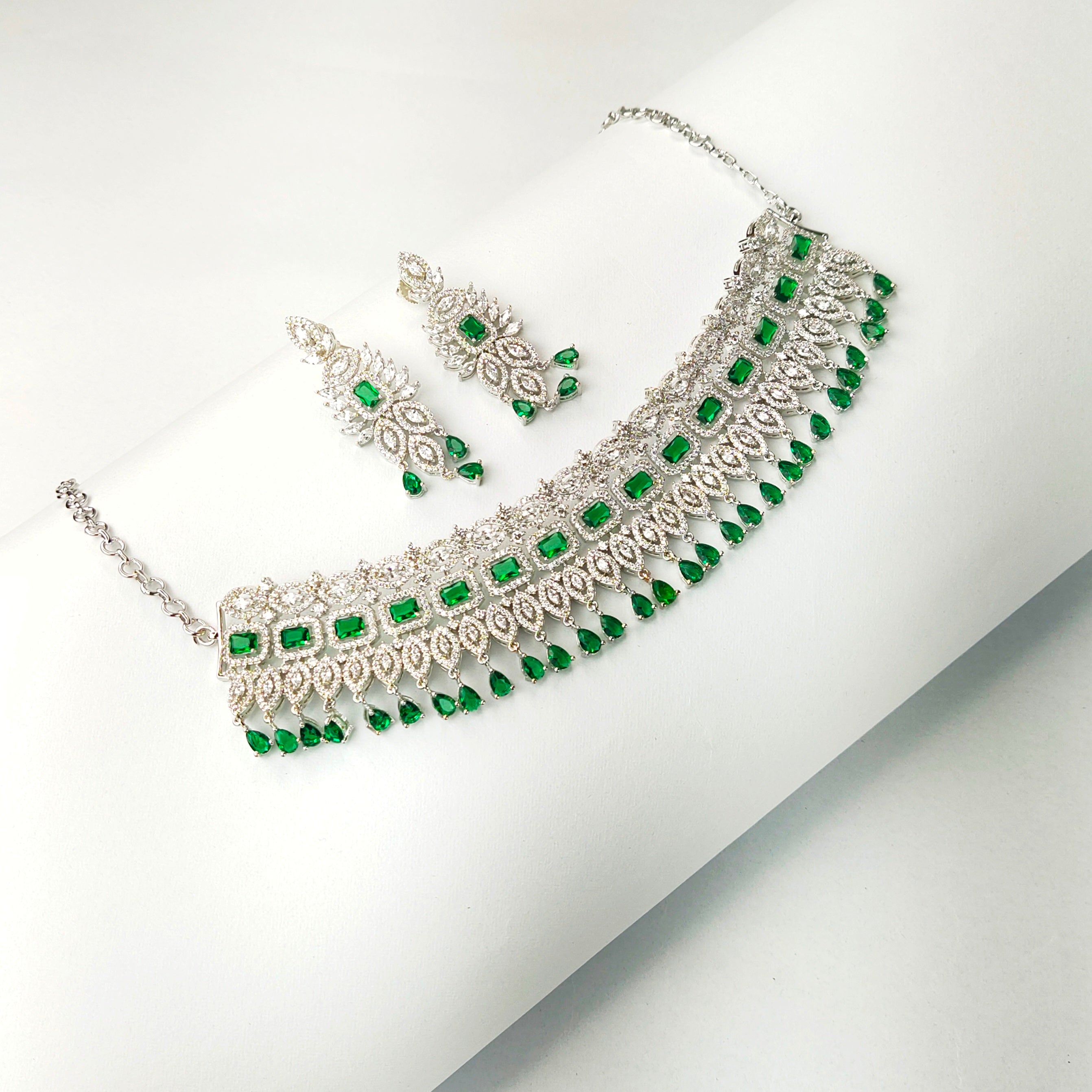 CZ Choker Set By Asp Fashion Jewellery