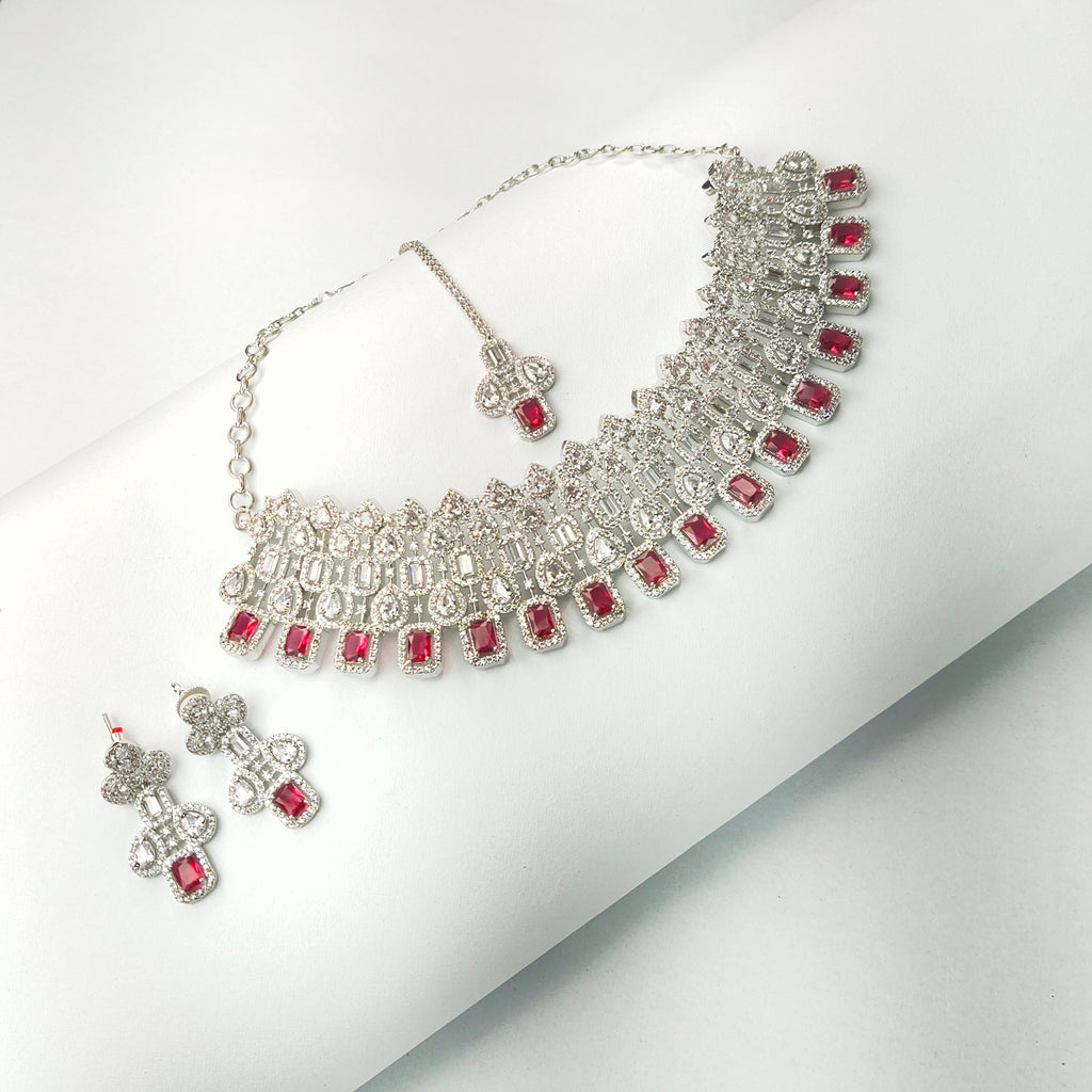 CZ Choker Set By Asp Fashion Jewellery