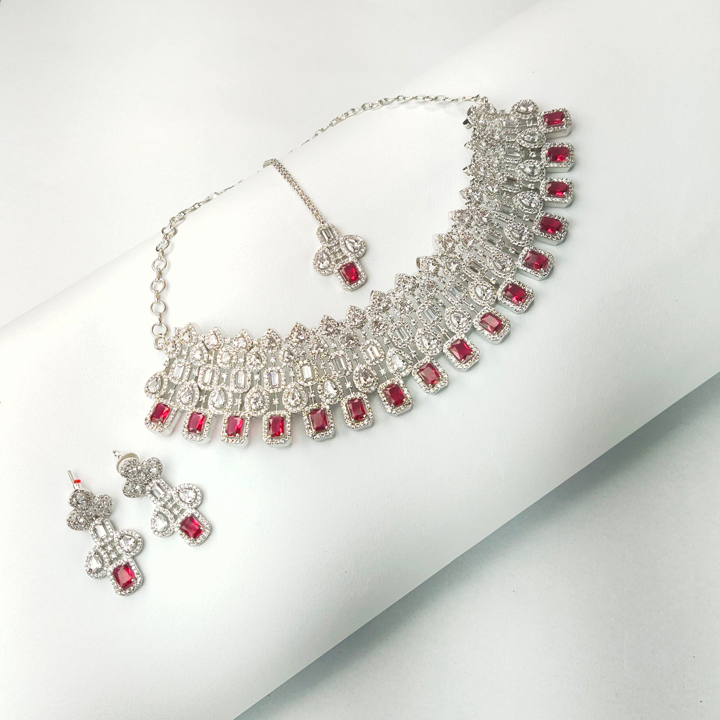 CZ Choker Set By Asp Fashion Jewellery