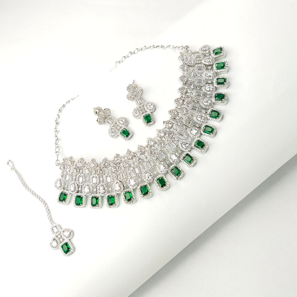 CZ Choker Set By Asp Fashion Jewellery