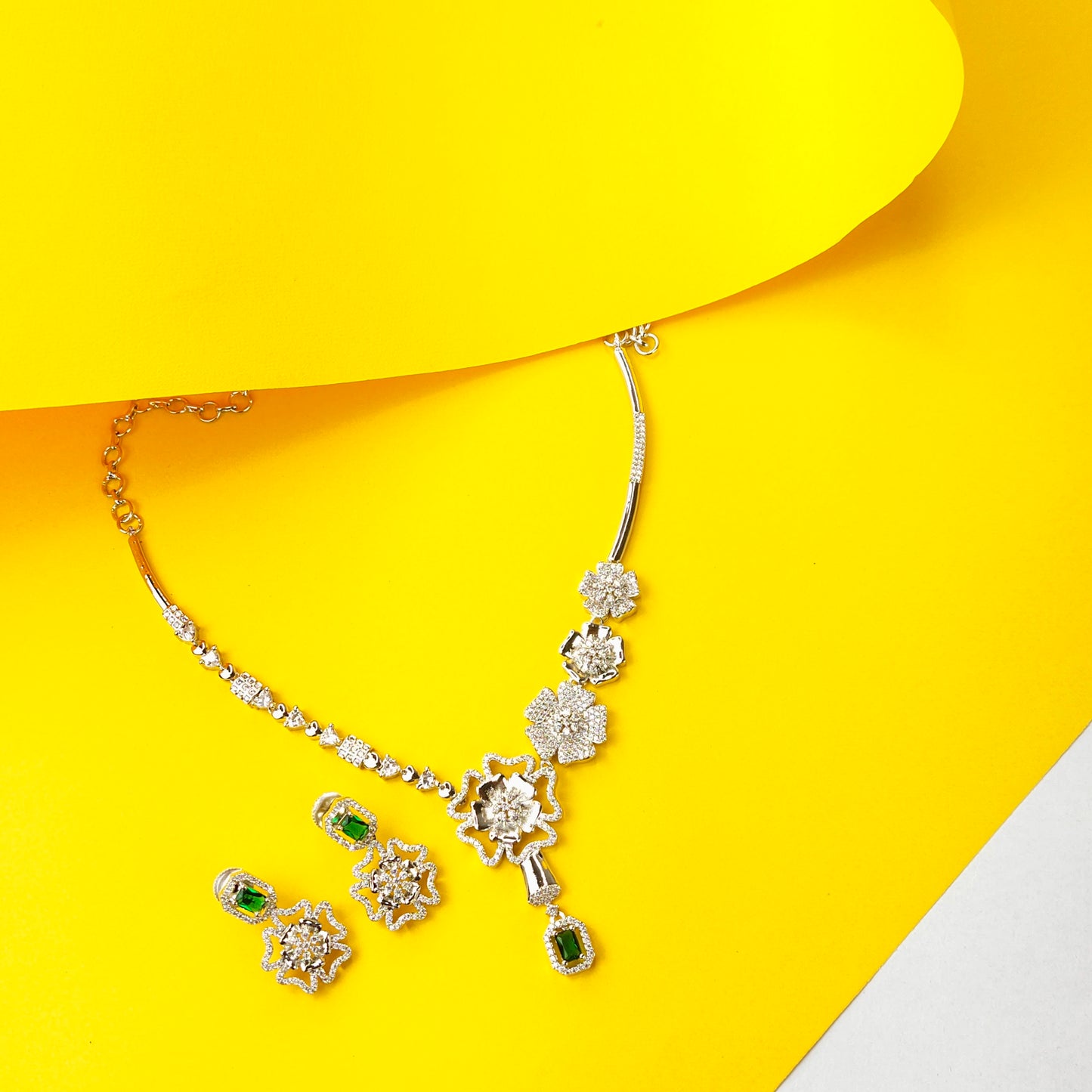 CZ Necklace Set By Asp Fashion Jewellery