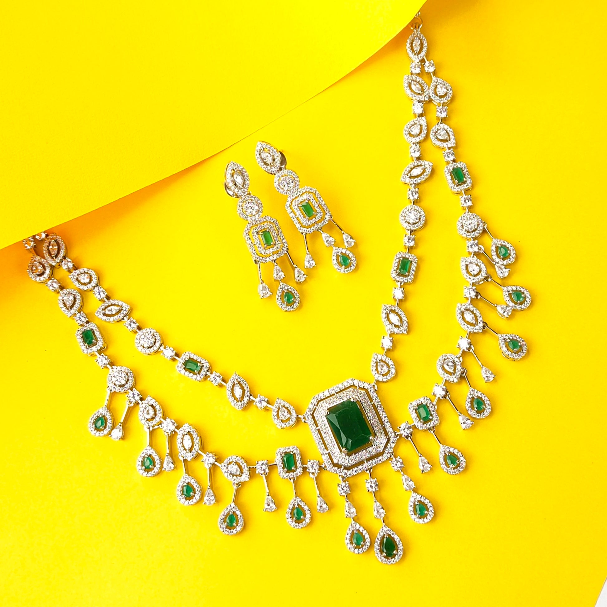 CZ Necklace Set By Asp Fashion Jewellery