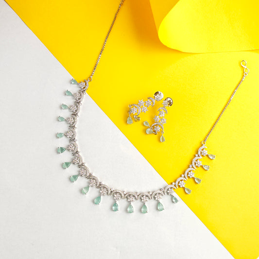 CZ Necklace Set By Asp Fashion Jewellery