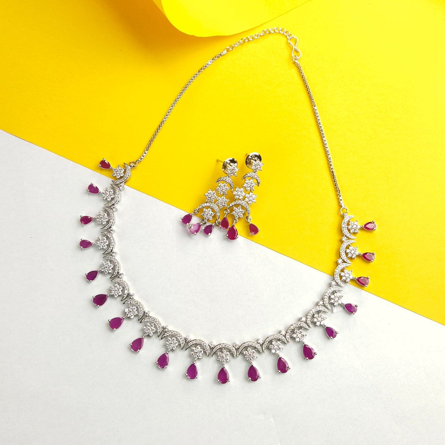 CZ Necklace Set By Asp Fashion Jewellery