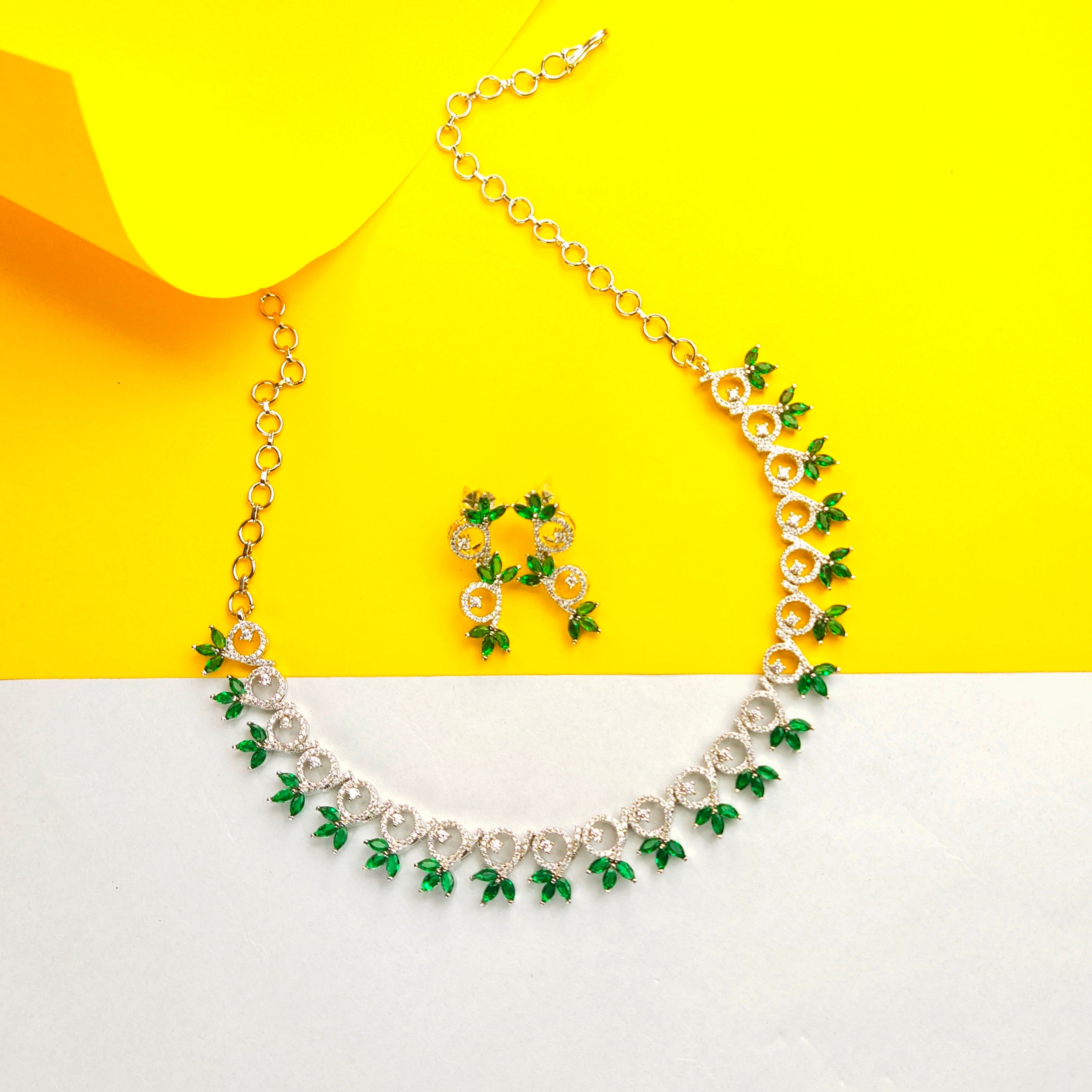 CZ Necklace Set  By Asp Fashion Jewellery