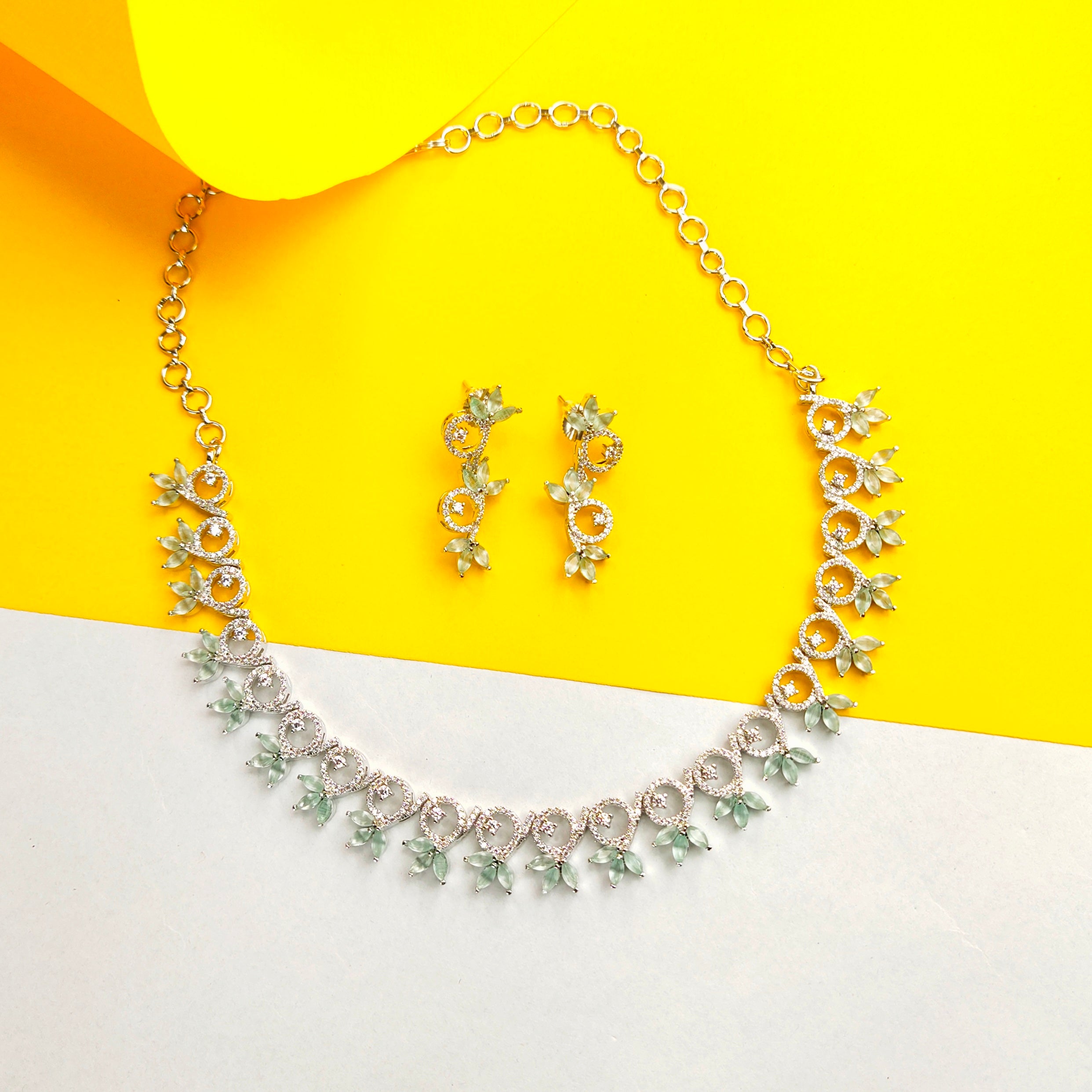 CZ Necklace Set  By Asp Fashion Jewellery