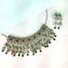 Victorian Cz Diamond Choker Set By Asp Fashion Jewellery