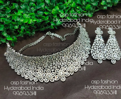 Platinum Choker Necklace