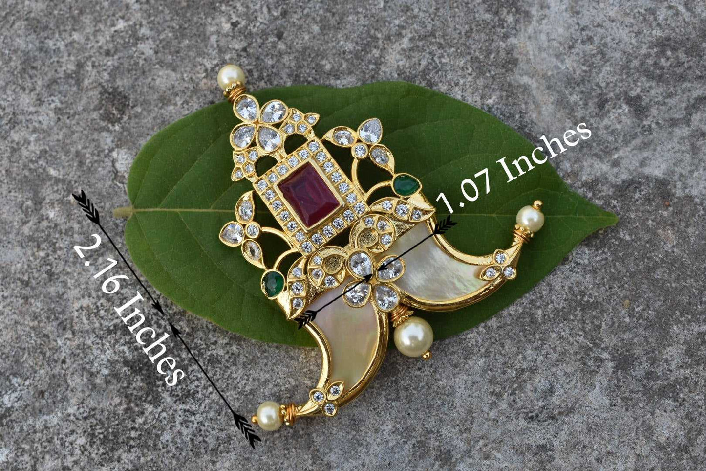 One gram gold puligoru pendant