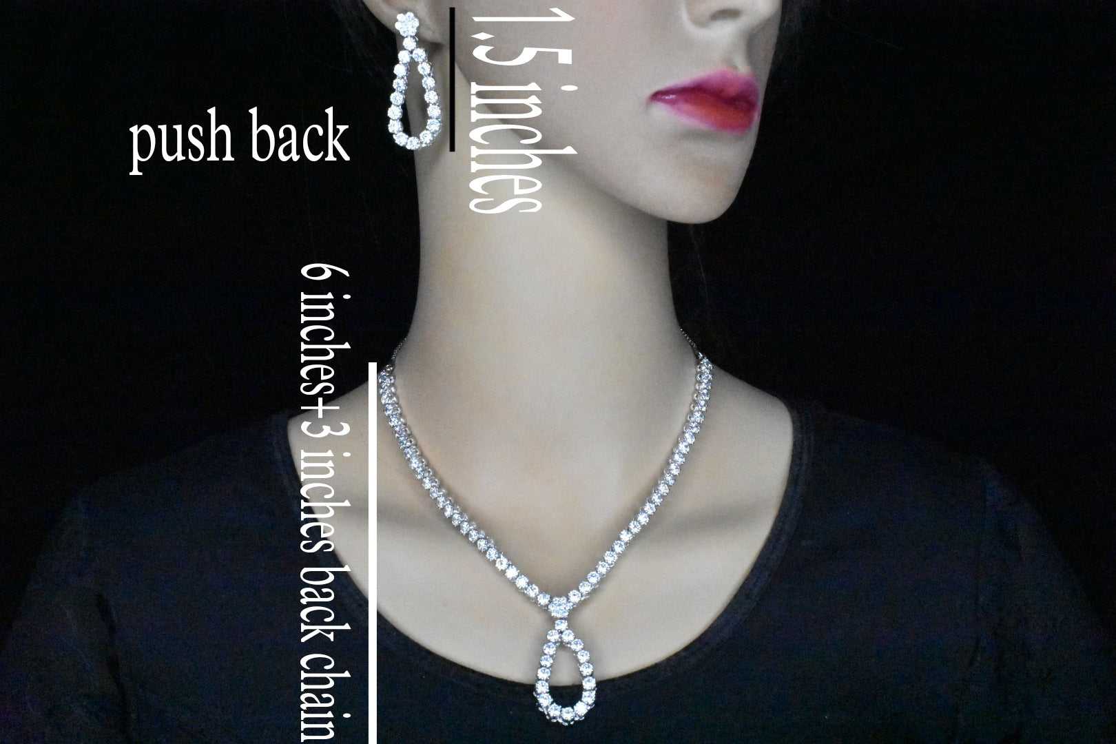 Single Line Solitaire necklace