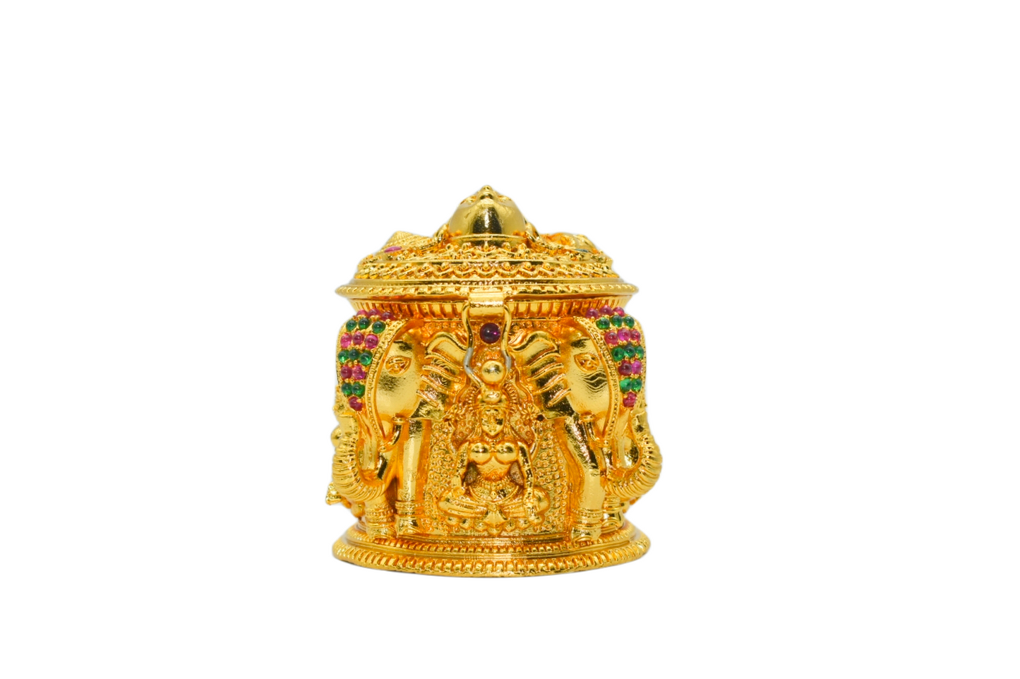 Gold Plated Kumkum Box