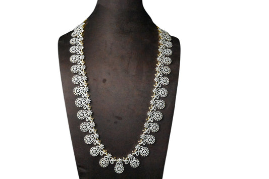 2 in 1 American Diamond Haram cum Chain Vaddanam By Asp Fashion Jewellery 