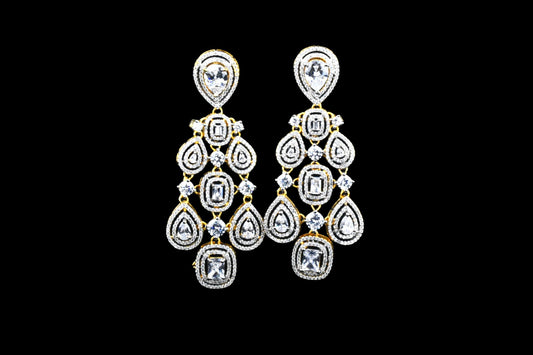 Blue Sapphire Earrings - Asp fashion jewellery