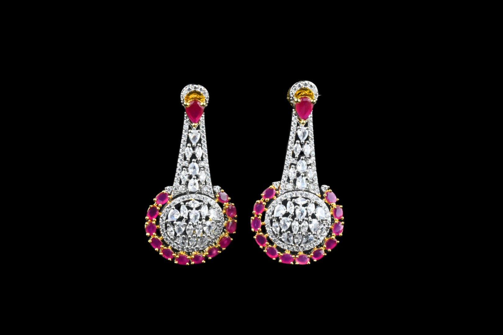 diamond chandelier earrings