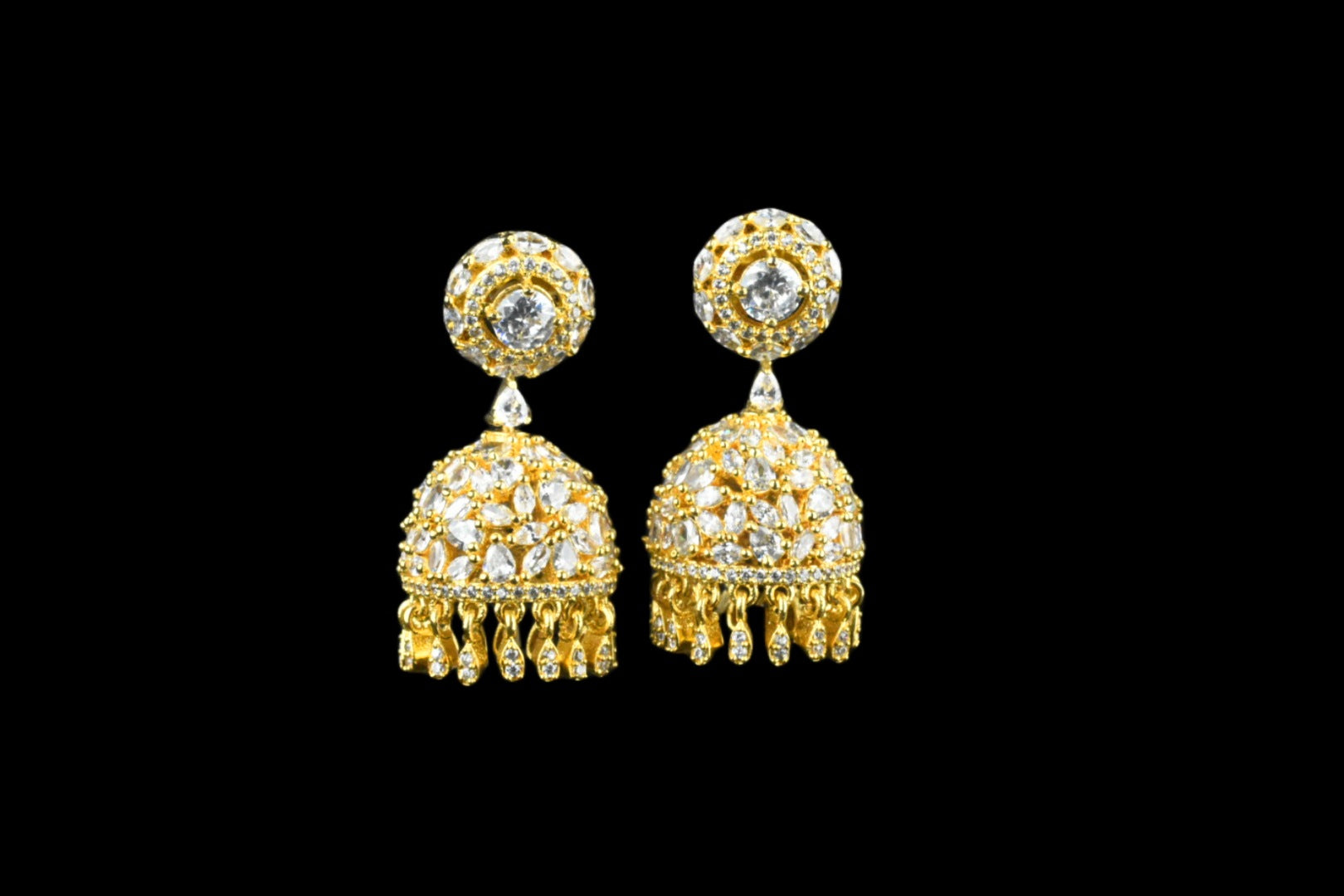 revolving jhumkas