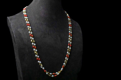 pearl coral necklace