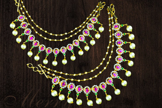 Cz Champaswaralu By Asp Fashion Jewellery 
