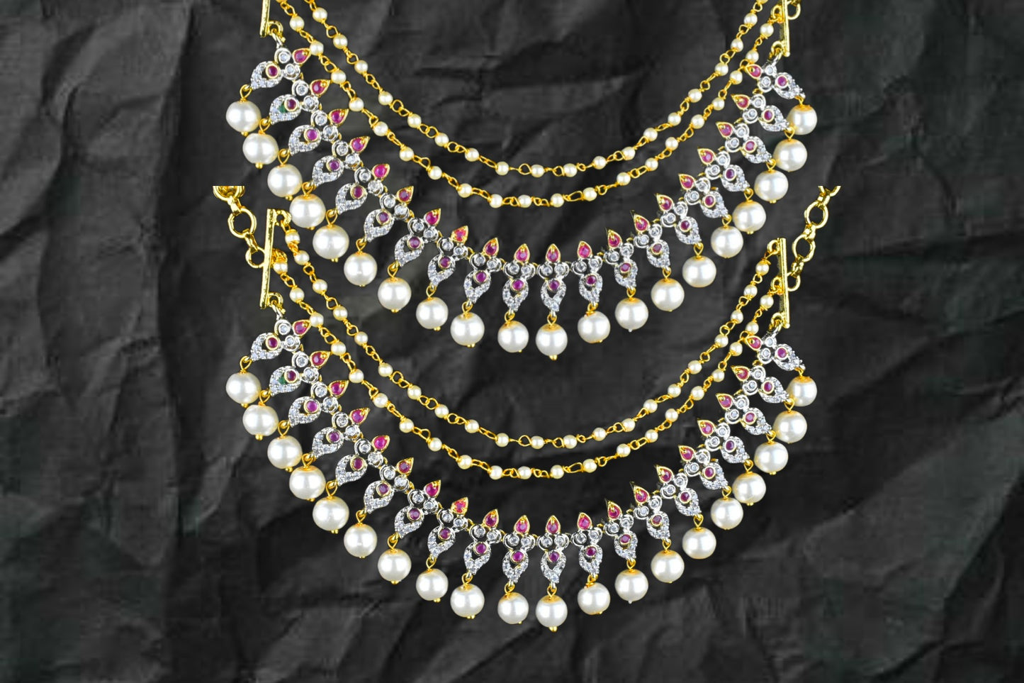 Cz Champaswaralu By Asp Fashion Jewellery 