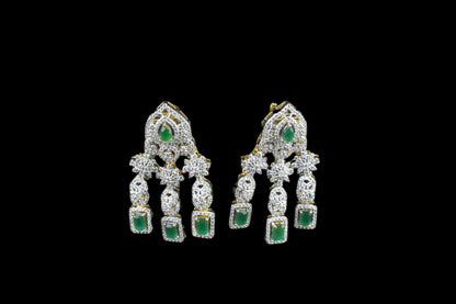 Three Layer American Diamond Haram By Asp Fashion Jewellery 