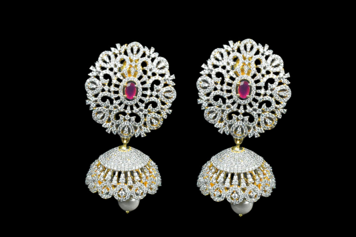 3 in 1 Detachable American Diamond Haram By Asp Fashion Jewellery