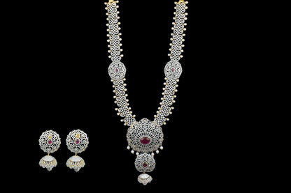 3 in 1 Detachable American Diamond Haram By Asp Fashion Jewellery