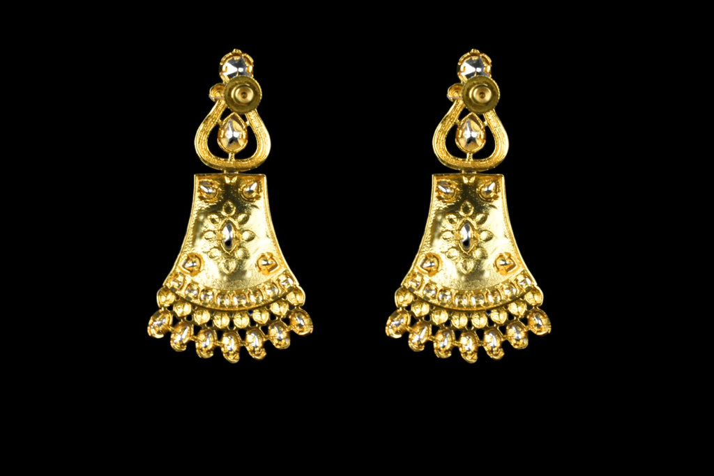 Traditional Rajasthani Meenakari Kundan Pendant Necklace With Emralds Beads Necklace By Asp Fashion Jewellery