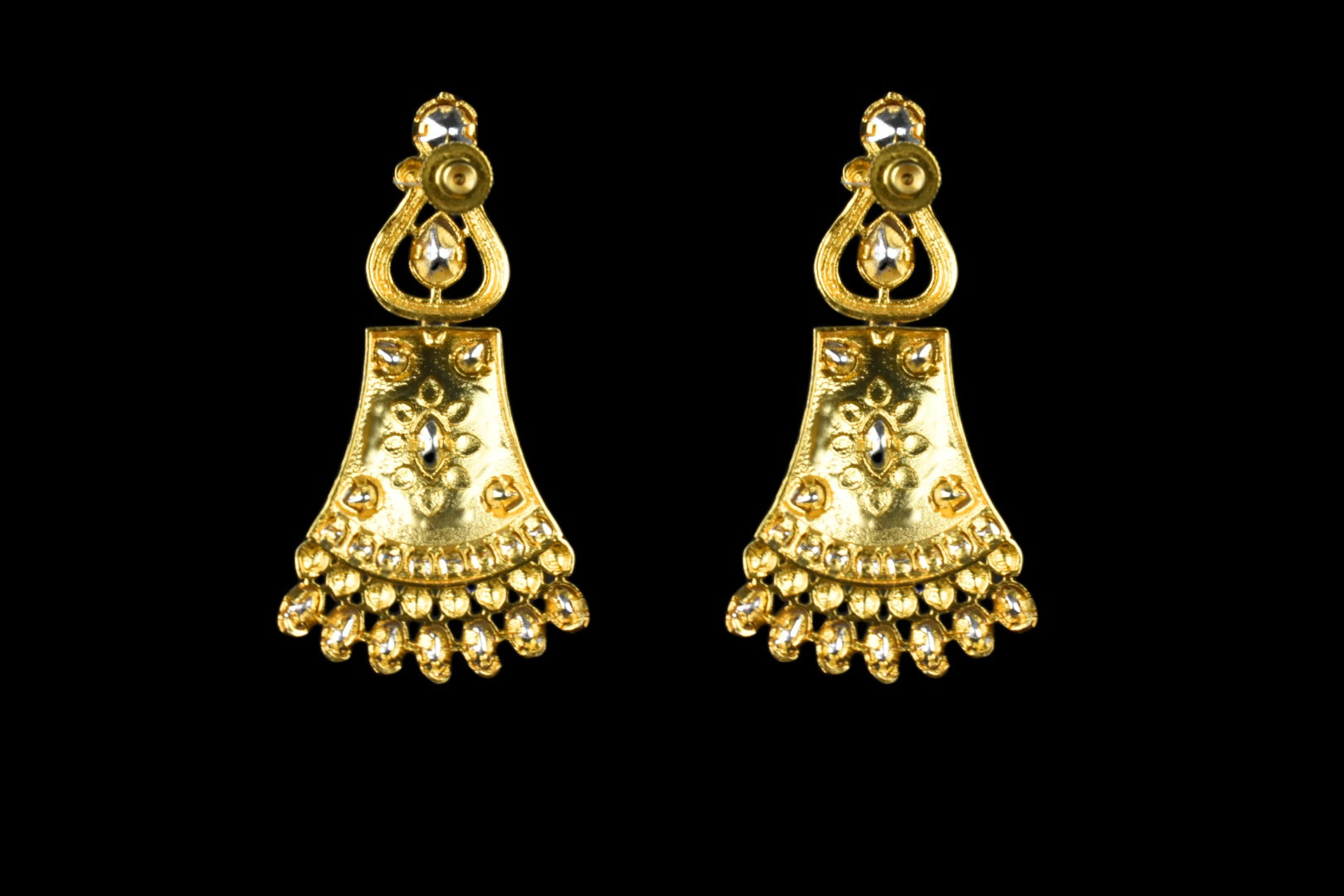 Traditional Rajasthani Meenakari Kundan Pendant Necklace With Emralds Beads Necklace By Asp Fashion Jewellery