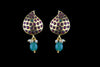 Mango Design Kempu Studs Earrings By Asp Fashion Jewellery