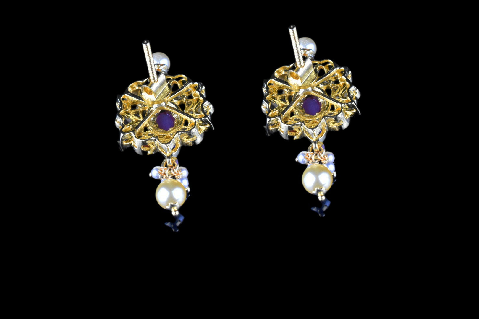 Navratna Studs Earrings By Asp Fashion Jewellery