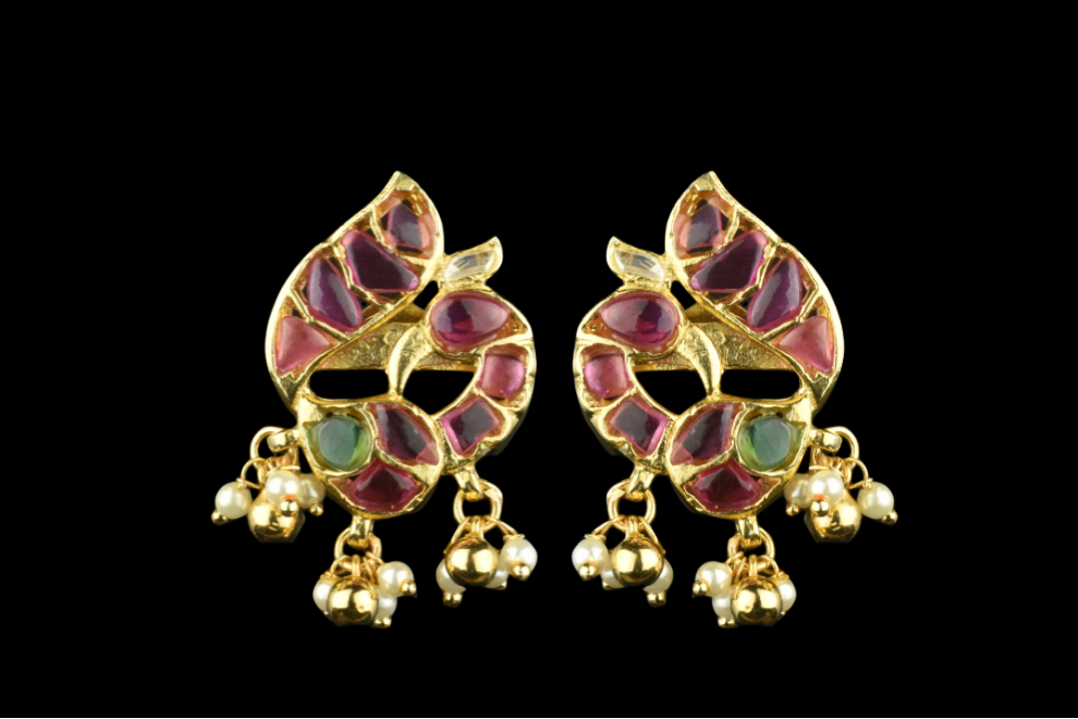 Kundan Studs Earrings By Asp Fashion Jewellery 