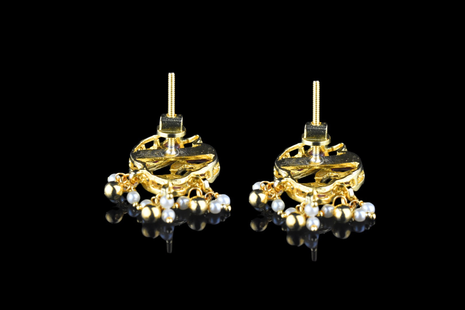Kundan Studs Earrings By Asp Fashion Jewellery 