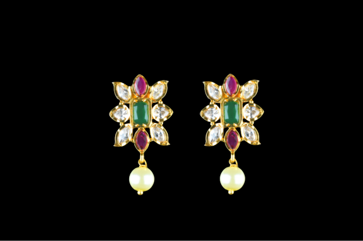 Cz Pendant & Beads Choker Set By Asp Fashion Jewellery