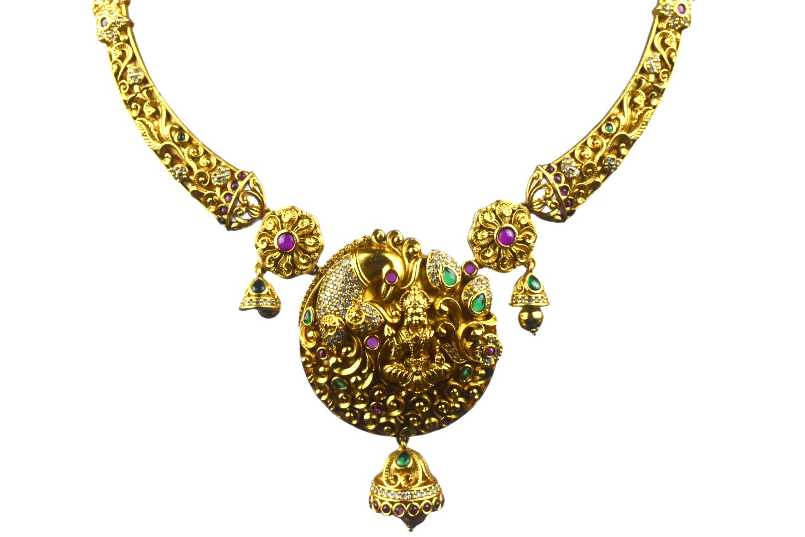 One Gram Gold Antique Lakshmi Kanti By Asp Fashion Jewellery  