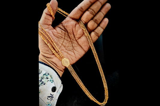 One Gram Gold Four layered Chandrahar Chain By Asp Fashion Jewellery
