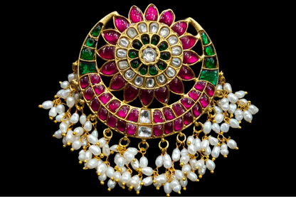 One Gram Gold Kundan Pendant By Asp Fashion Jewellery