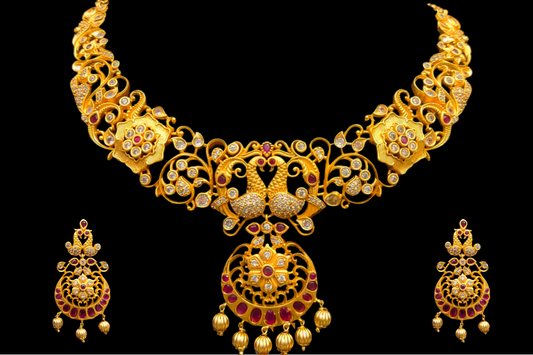 Exclusive Antique Peacock Necklace By Asp Fashion Jewellery