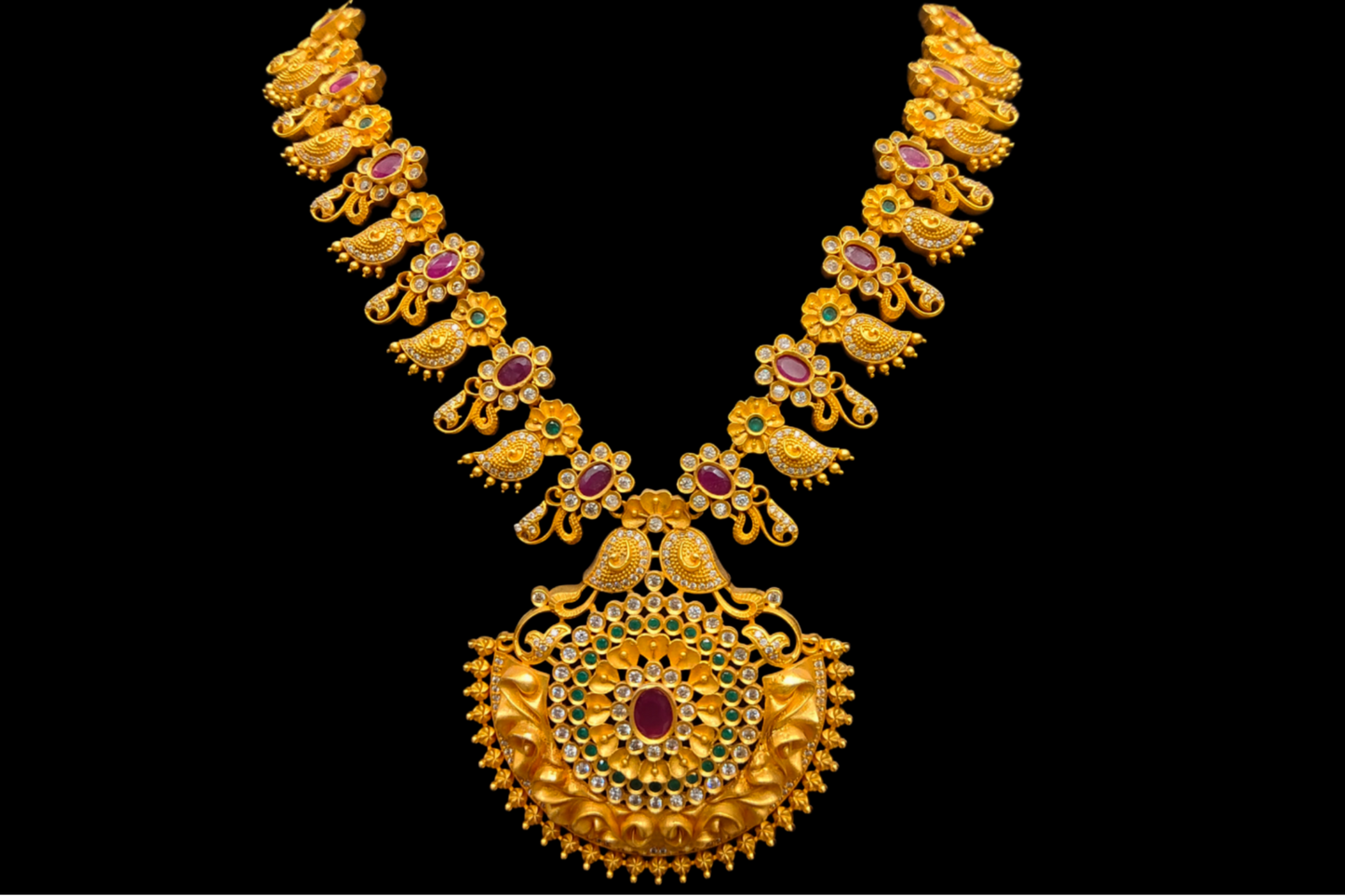 Bloom Antique Necklace set By Asp Fashion Jewellery 