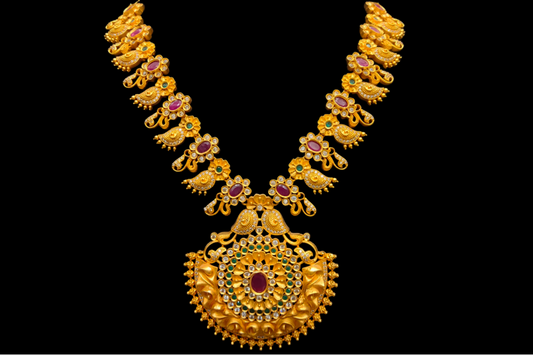 Bloom Antique Necklace set By Asp Fashion Jewellery 