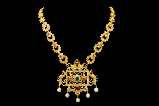 Antique Peacock Necklace By Asp Fashion Jewellery