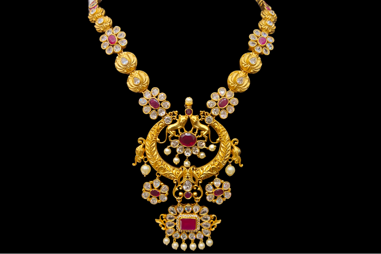 Exclusive Antique Bloom Necklace Set By Asp Fashion Jewellery