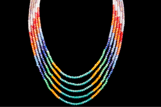 Multi Strand Beads Necklace By Asp Fashion Jewellery