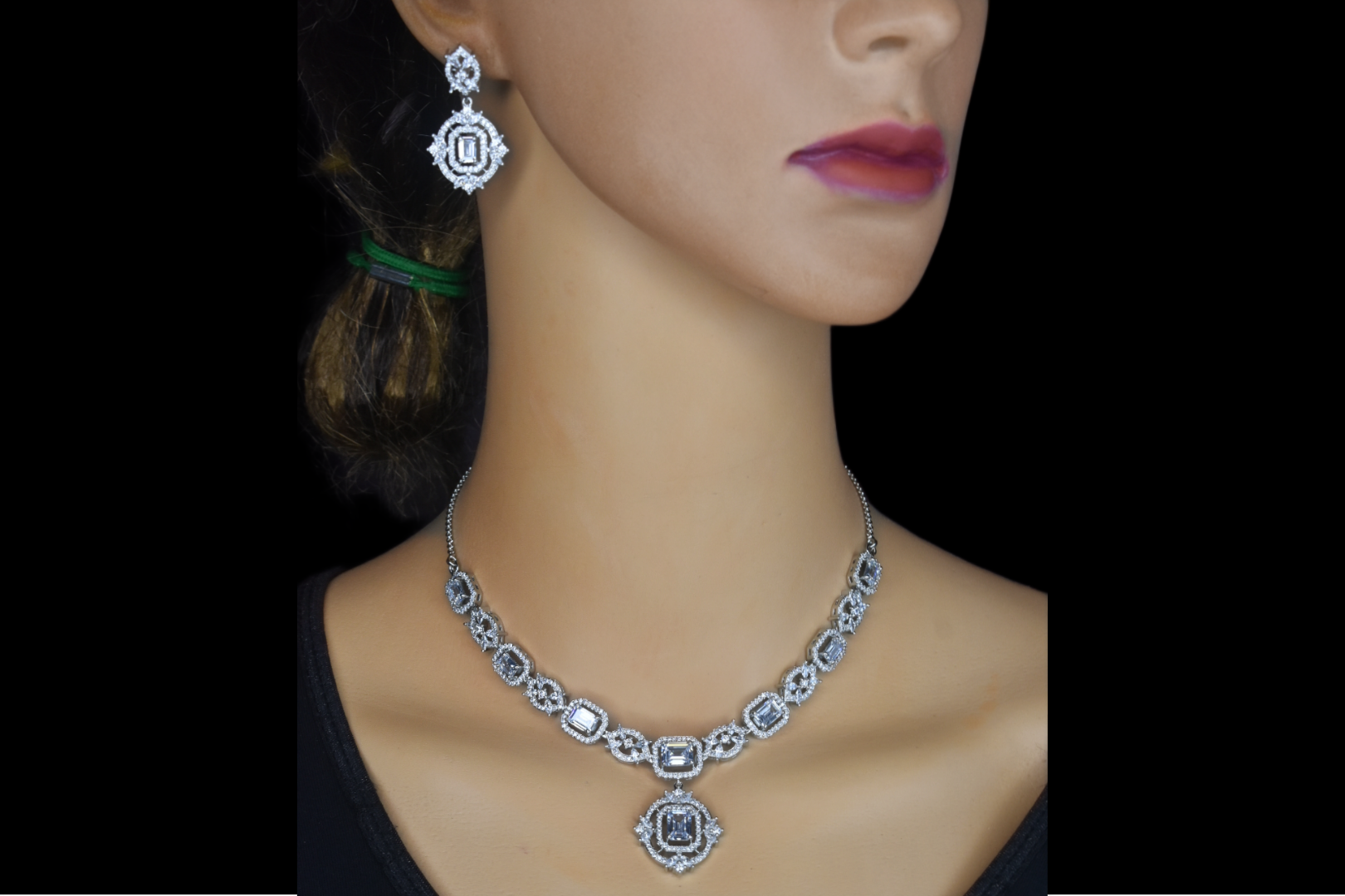 American Diamonds Set By Asp Fashion Jewellery