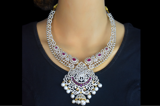 American Diamonds Necklace set By Asp Fashion Jewellery