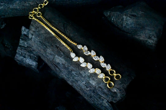 American Diamonds Earchains By Asp Fashion Jewellery