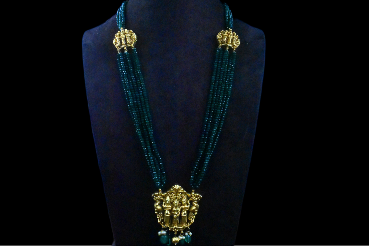 Ram Parivar multi-row Antique Haram  By Asp Fashion Jewellery
