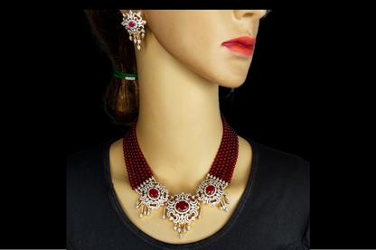 Stylish Emerald Beads Diamond Necklace
By Asp Fashion Jewellery