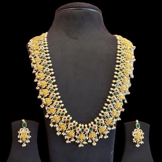 South Indian Traditional Ram Parivar Guttapusalu Necklace set By Asp Fashion jewellery