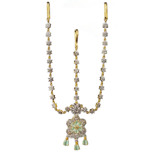 American Diamond Mathapatti By Asp Fashion Jewellery