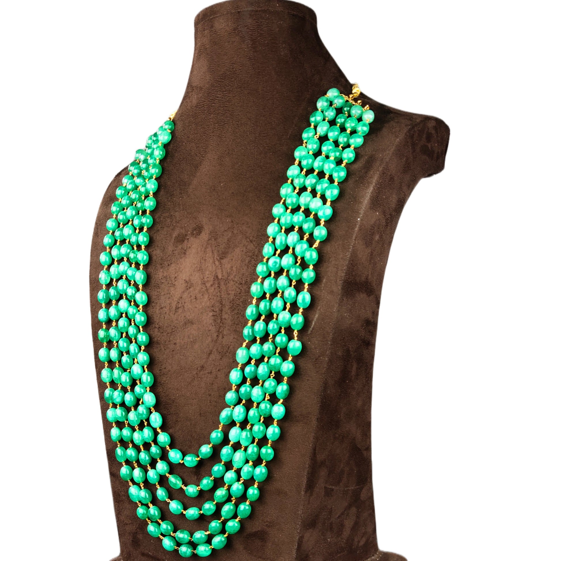 Emerald Breads Groom Necklace By Asp Fashion Jewellery