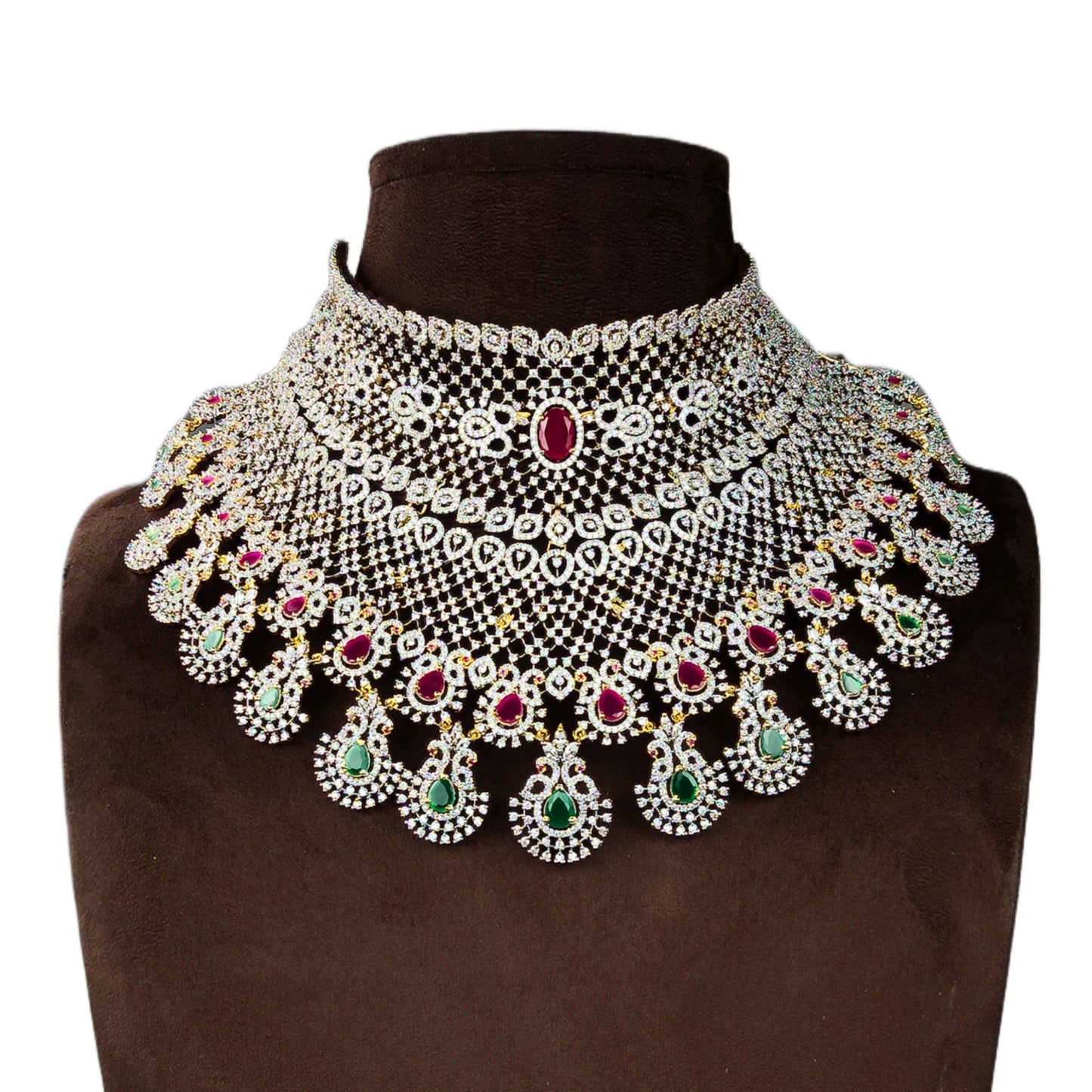 Bridal Detachable Diamond Choker   By Asp Fashion Jewellery